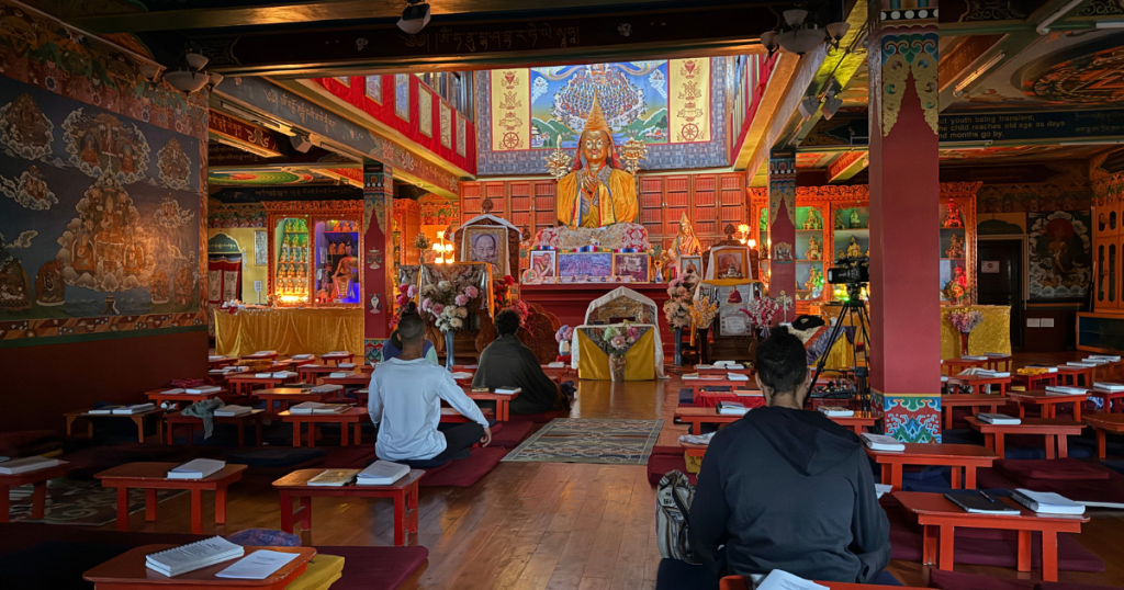 Morning Meditation at Tushita Mediation Centre, Dharamkot, Dharamshala