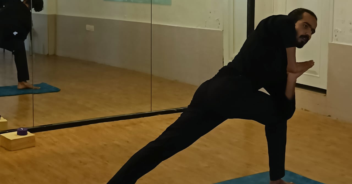 Yoga session in Dharamkot