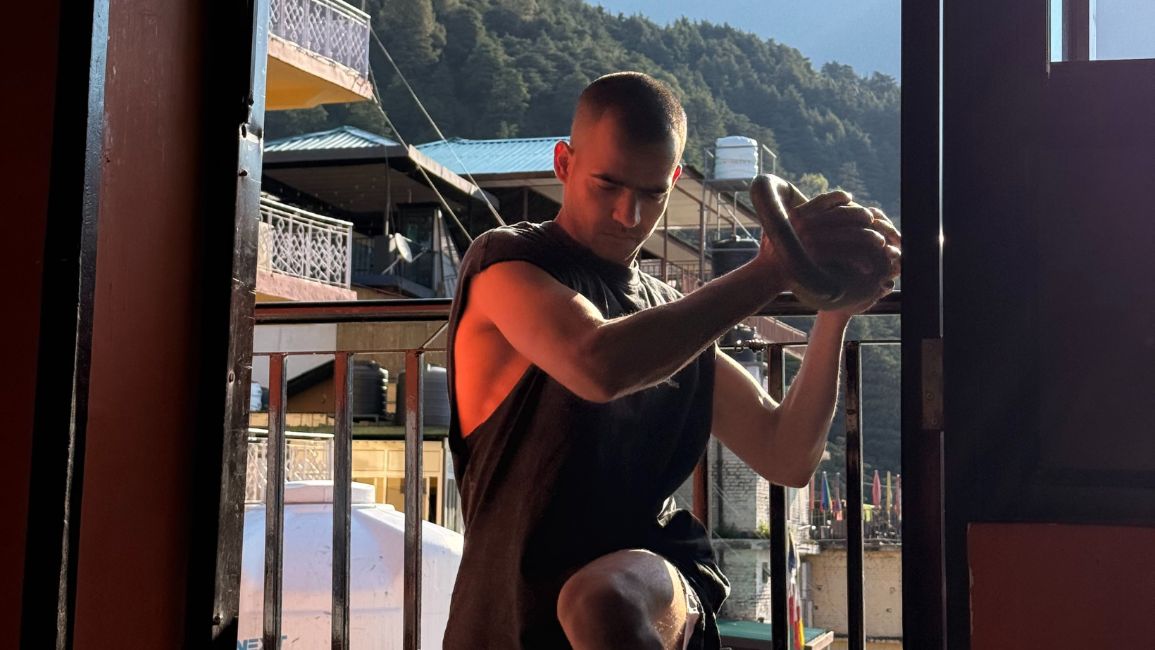 Kettle bell series at SHAPE, Dharamkot Fitness in Dharamkot, Dharamshala, India